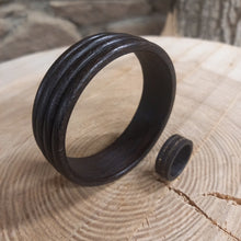 Załaduj obraz do przeglądarki galerii, Bransoleta i pierścień z wenge