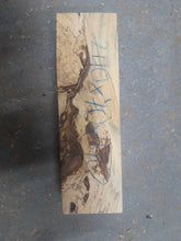 Załaduj obraz do przeglądarki galerii, blank drewna buku spalted 240x70x40mm, 101
