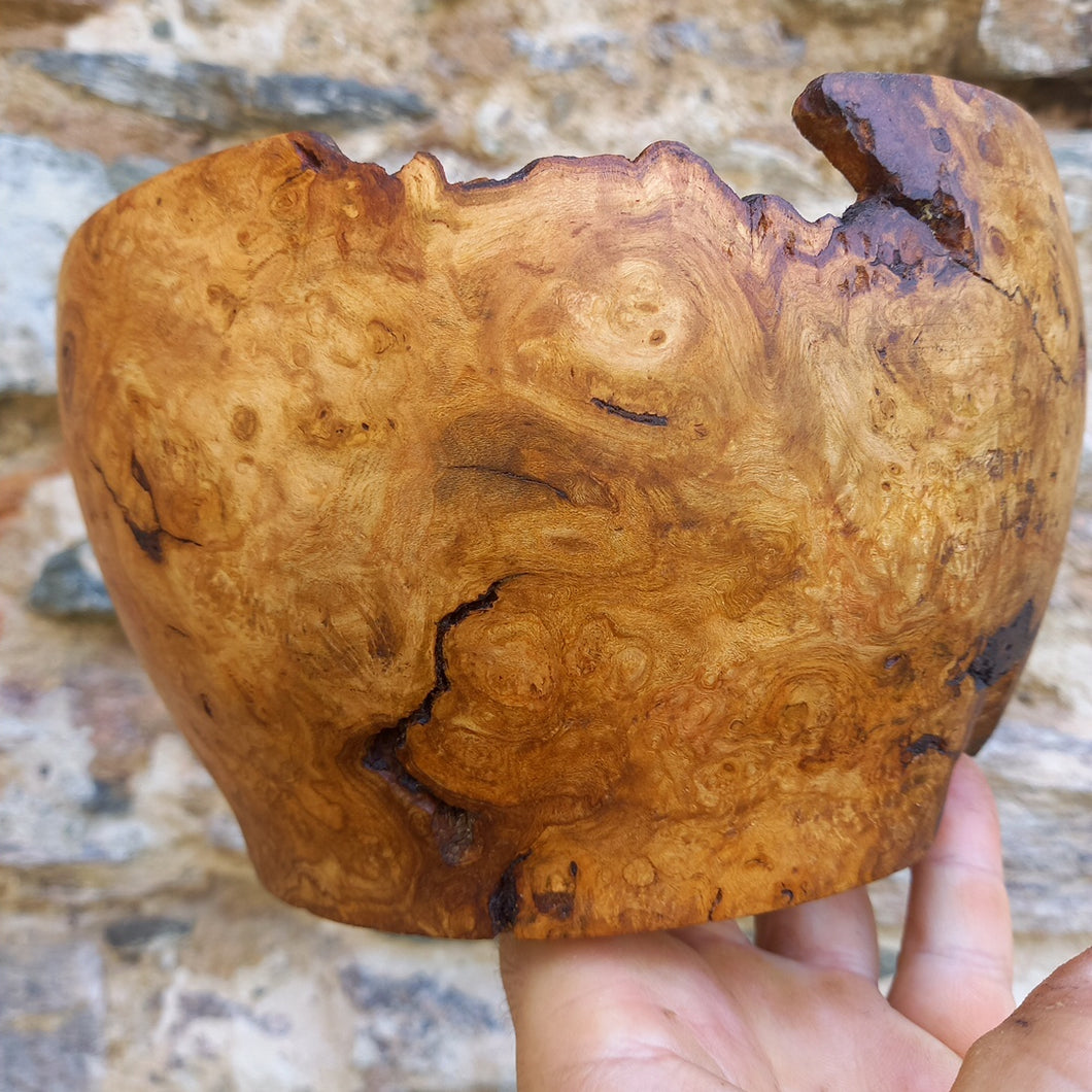 Bowl, apple root, diameter 21 cm