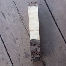 Load image into Gallery viewer, Steamed beech (jigsaw) 300x80x55 mm, wood for stabilization and turning 01082021
