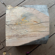 Lade das Bild in den Galerie-Viewer, Gedämpfte Birke (roh/Holz) 260x250x135 mm, Holz zum Stabilisieren und Drechseln 05082021
