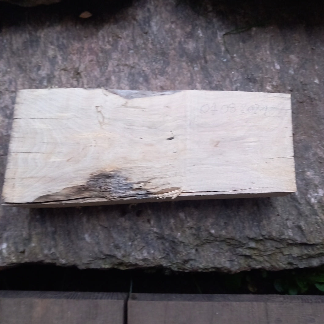 Gedämpfte Birke (Stichsäge) 300x120x45 mm, Holz zum Stabilisieren und Drechseln 07082021