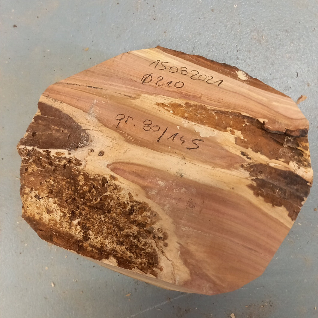 Rohling, Pflaumenfi 210 mm, Drechselholz 15082021