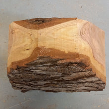 Lade das Bild in den Galerie-Viewer, Rohling, Pflaumenfi 210 mm, Drechselholz 15082021
