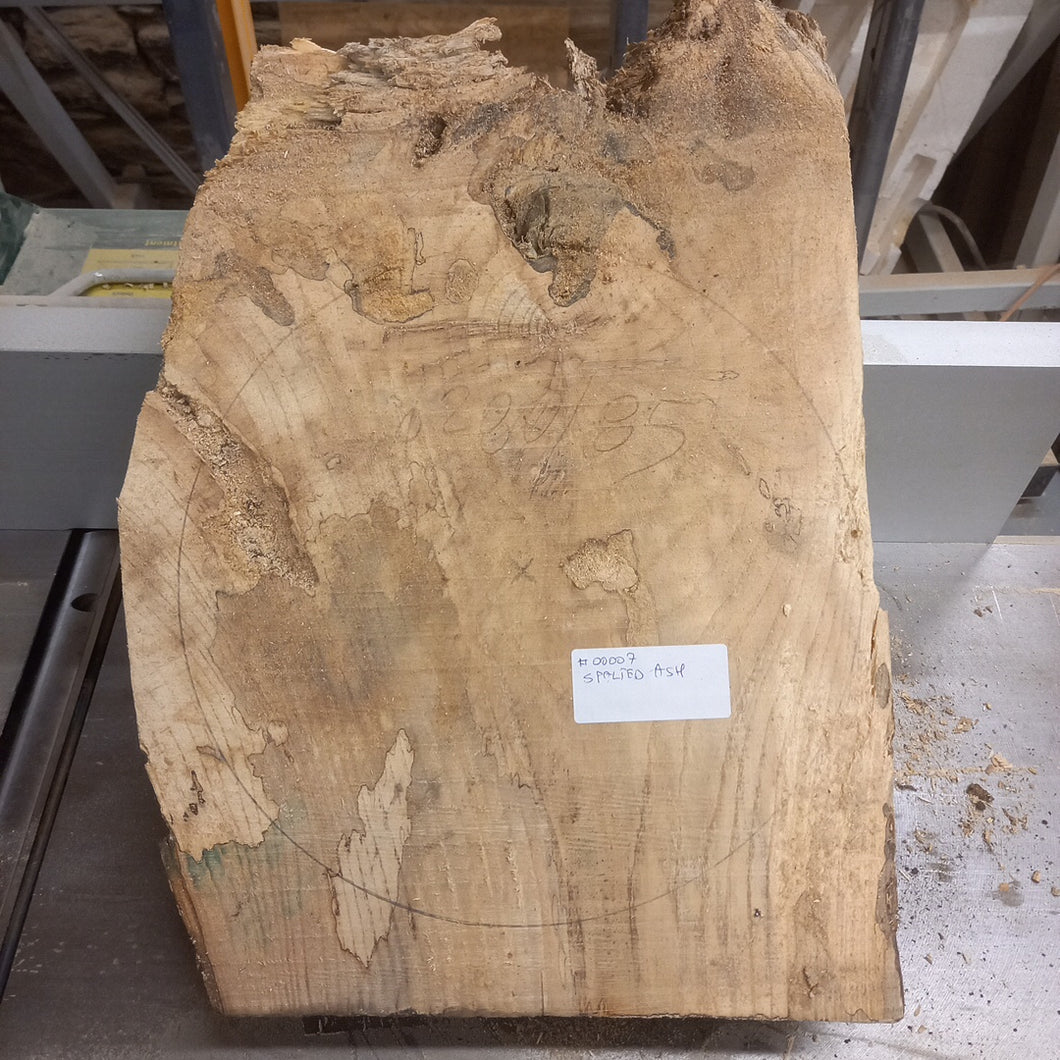 Rohling, gespaltene Esche fi 280 mm, #00007