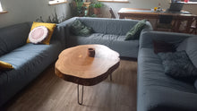 Załaduj obraz do przeglądarki galerii, Stolik kawowy, jesion, śr. 105 cm
