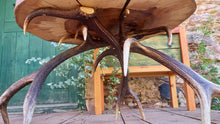 Load image into Gallery viewer, Hunting coffee table, ash, diameter 73/67cm

